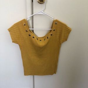 stylish yellow shirt